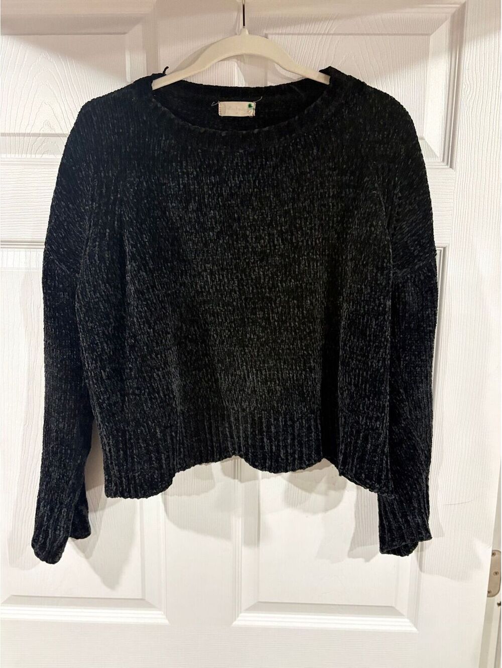#232 Altered State Black cozy sweater